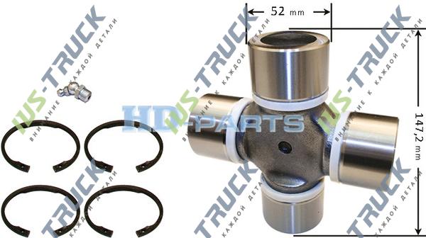 Крестовина карданного вала HD-PARTS 106060