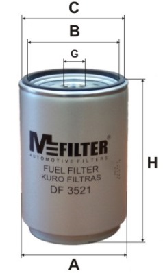 Фильтр сепаратора MFILTER DF 3521
