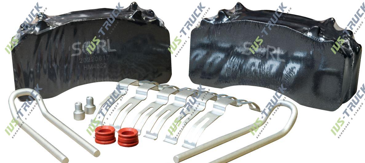 Колодки тормозные дисковые SORL HM4822SO