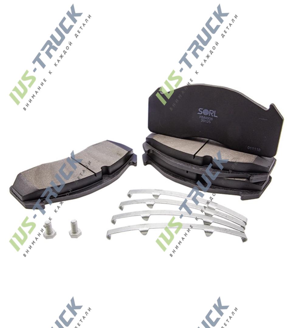 Колодки тормозные дисковые SORL HM4906AK018